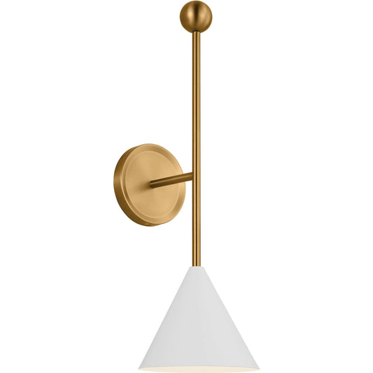 Cosmo Large Sconce by Visual Comfort & Co.. Made from steel in a transitional style.