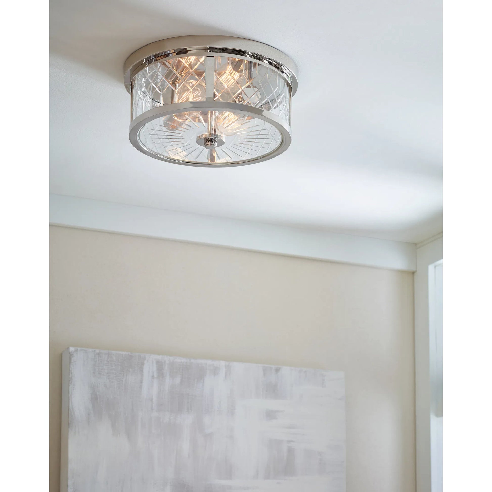Alec Flush Mount by Visual Comfort & Co.. Made from steel in a unique style.