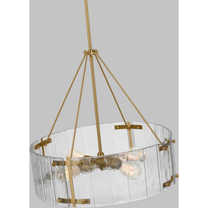 Calvert Medium Chandelier by Visual Comfort & Co.. Made from steel in a unique style.