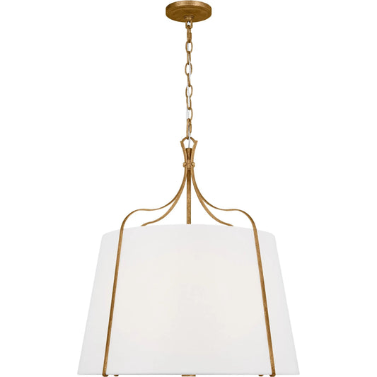 Leander Large Hanging Shade by Visual Comfort & Co.. Made from steel in a transitional style.