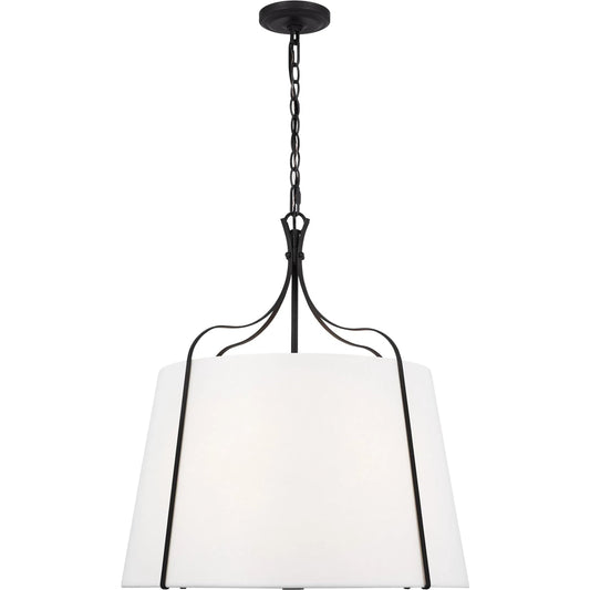 Leander Large Hanging Shade by Visual Comfort & Co.. Made from steel in a transitional style.