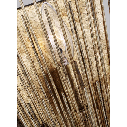 Helios Pocket Sconce by Visual Comfort & Co. in aged iron. Made from steel in a unique style.
