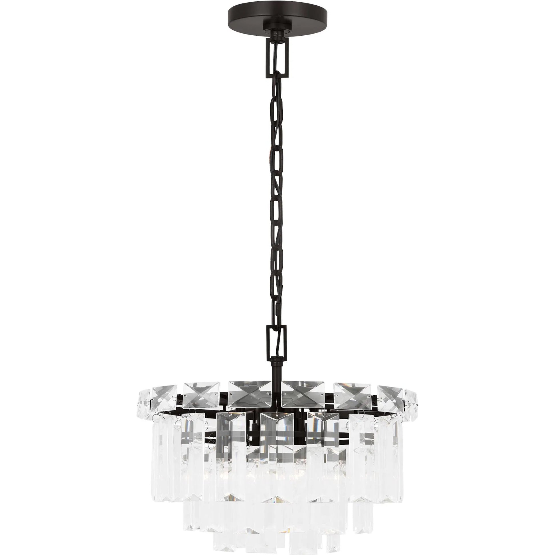 Arden Small Chandelier by Visual Comfort & Co.. Made from steel in a modern style.