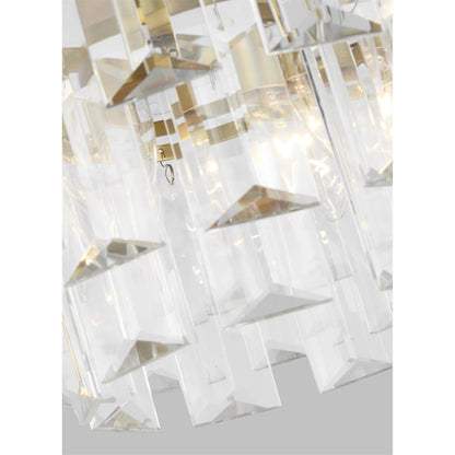 Arden Small Chandelier by Visual Comfort & Co.. Made from steel in a modern style.