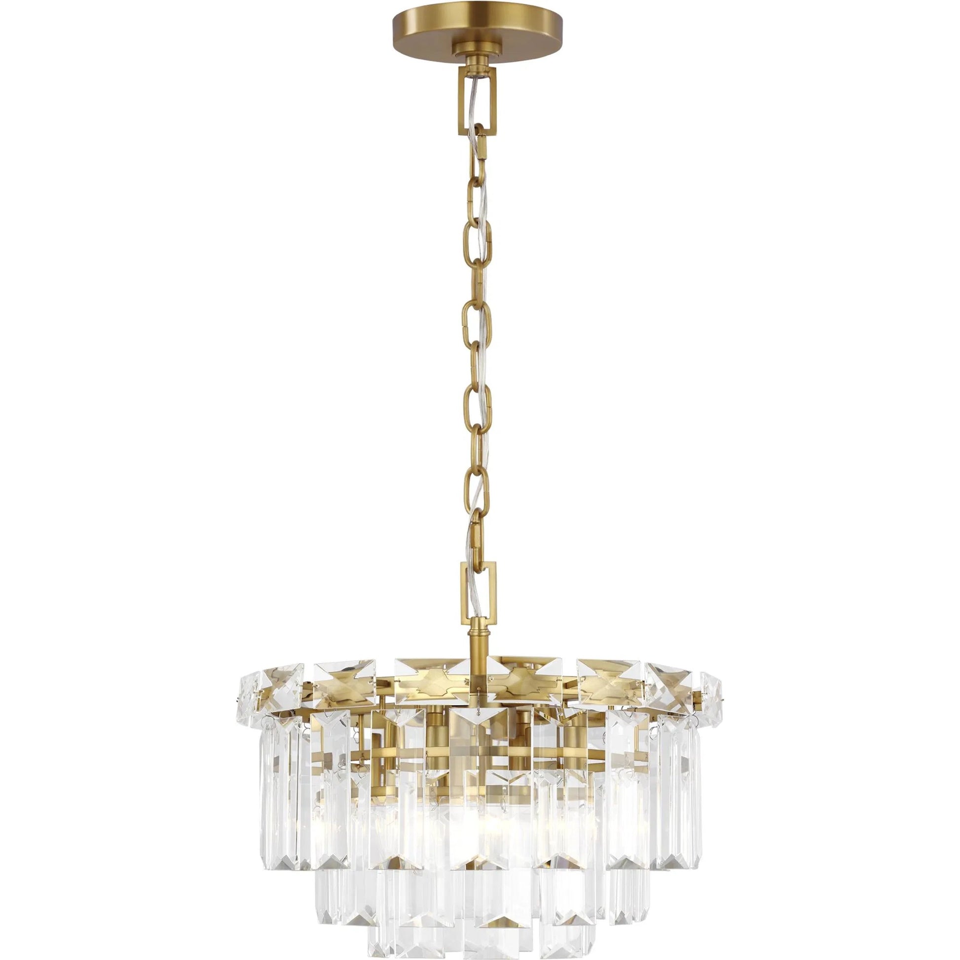 Arden Small Chandelier by Visual Comfort & Co.. Made from steel in a modern style.