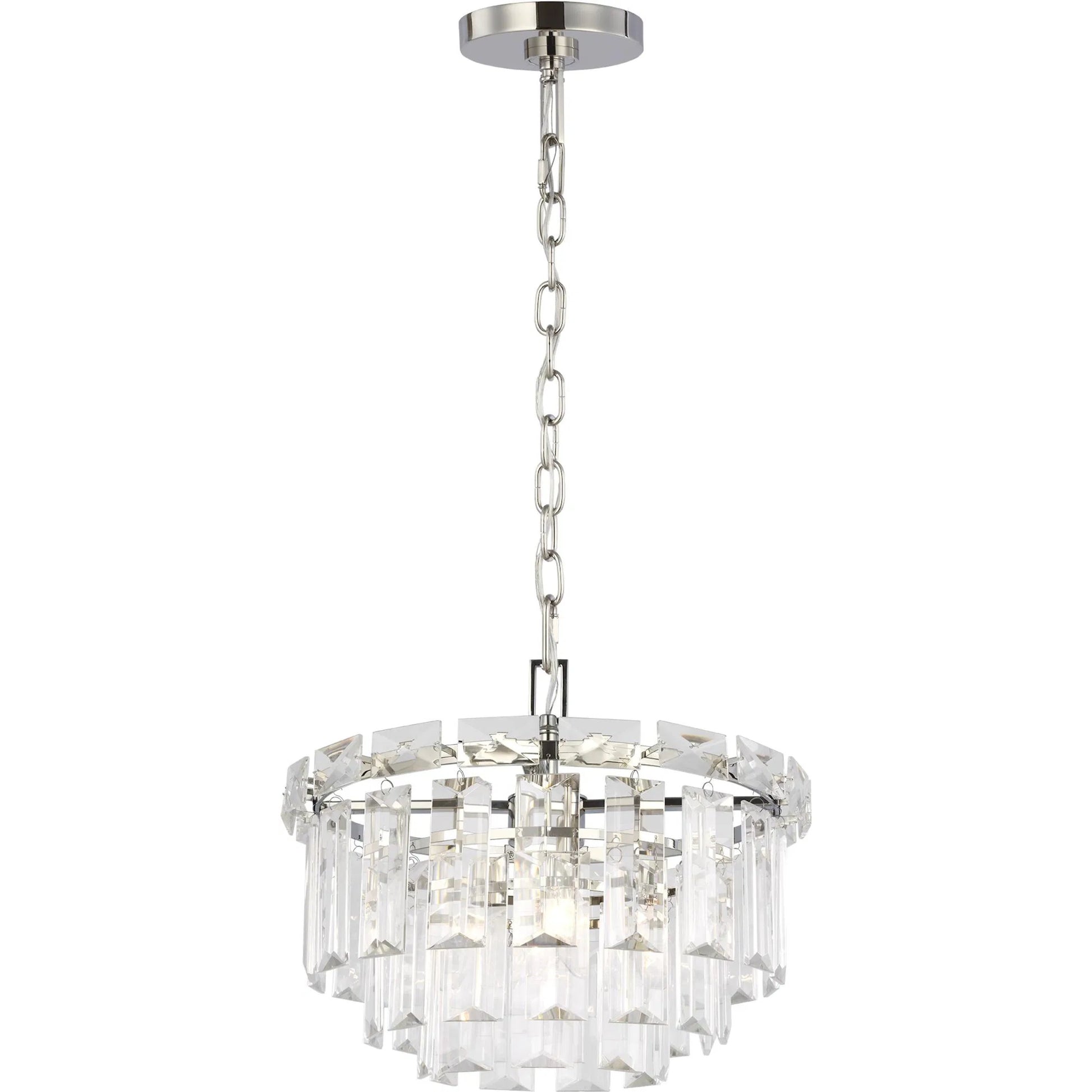 Arden Small Chandelier by Visual Comfort & Co.. Made from steel in a modern style.