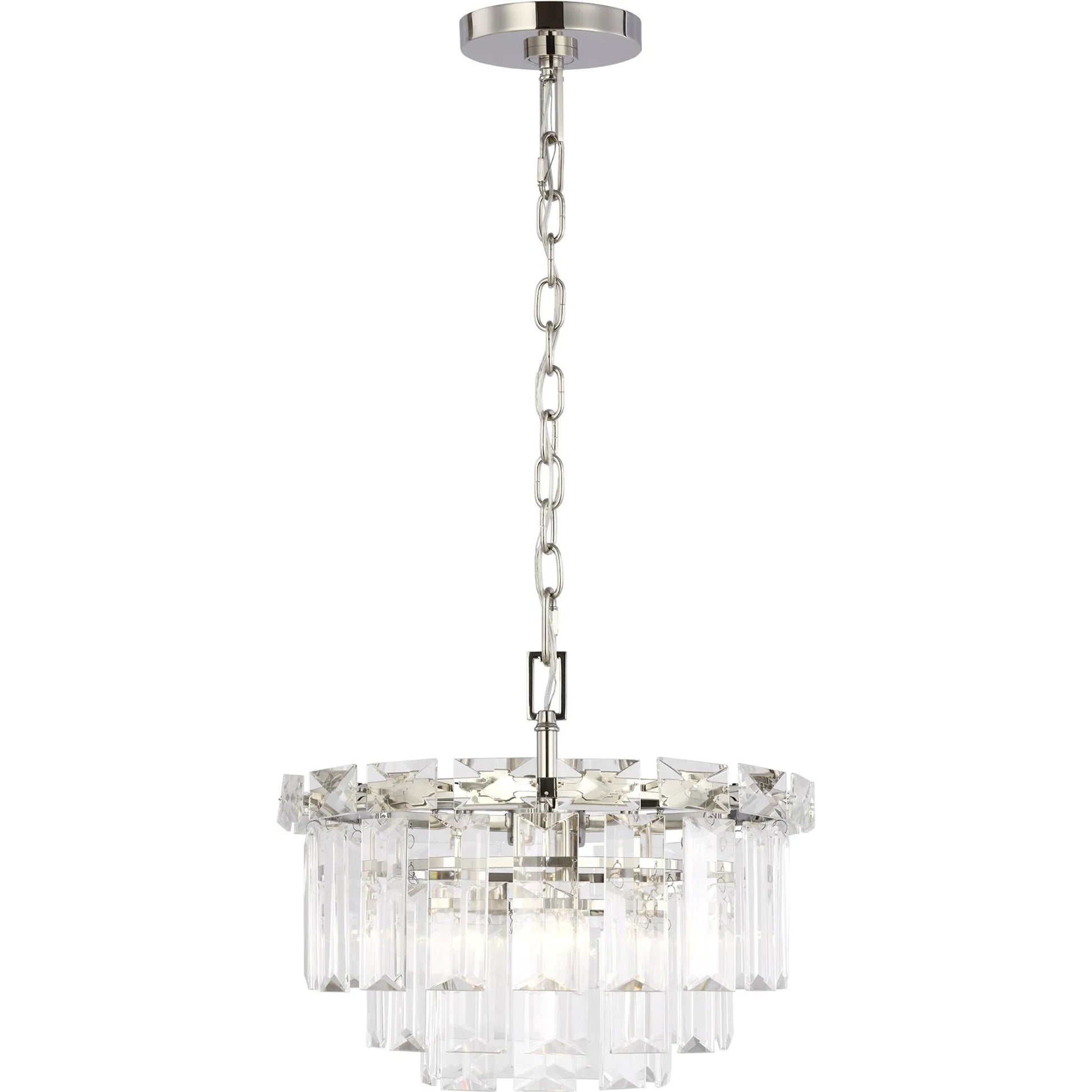 Arden Small Chandelier by Visual Comfort & Co.. Made from steel in a modern style.