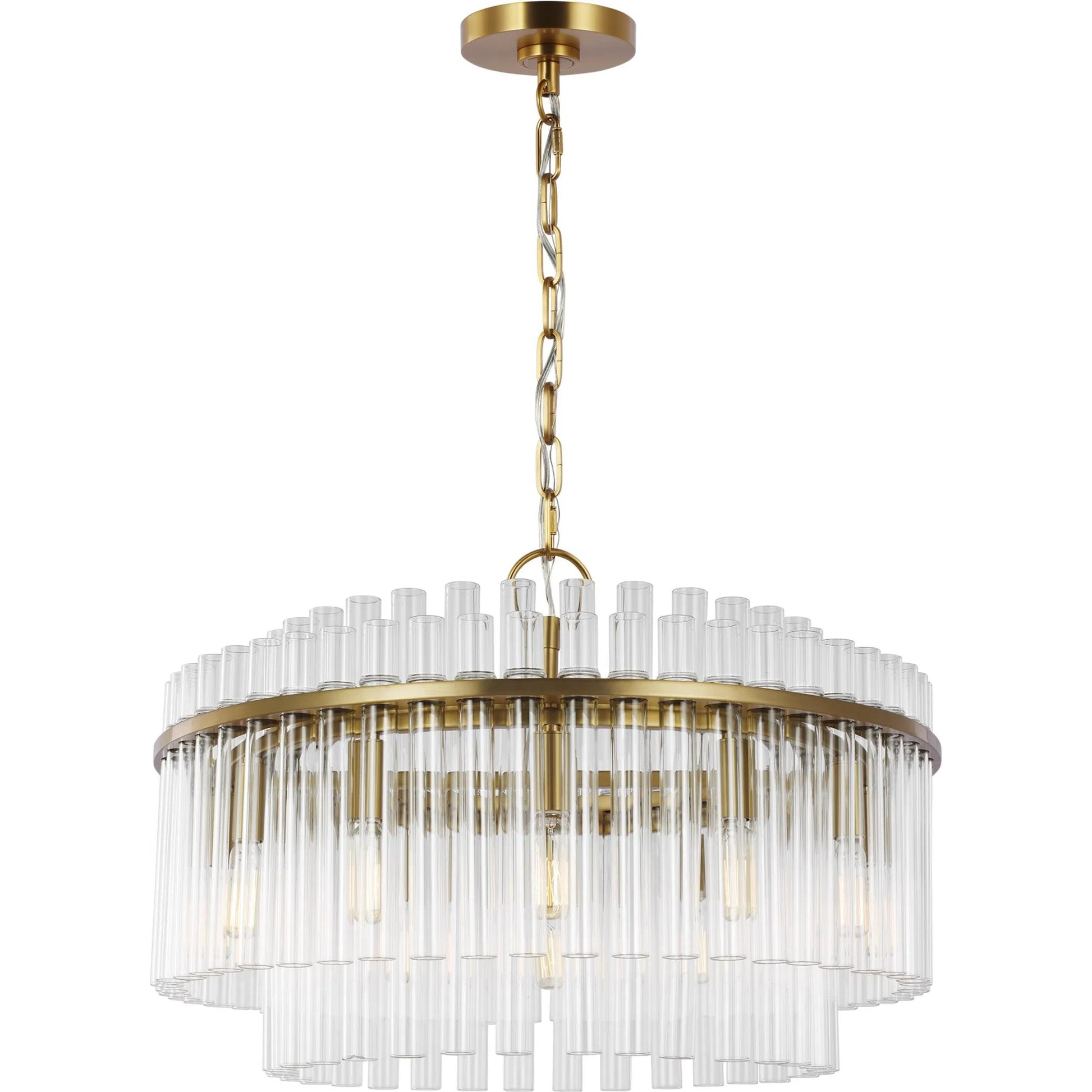 Beckett Medium Chandelier by Visual Comfort & Co.. Made from steel in a unique style.