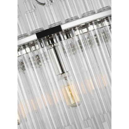 Beckett Medium Chandelier by Visual Comfort & Co.. Made from steel in a unique style.