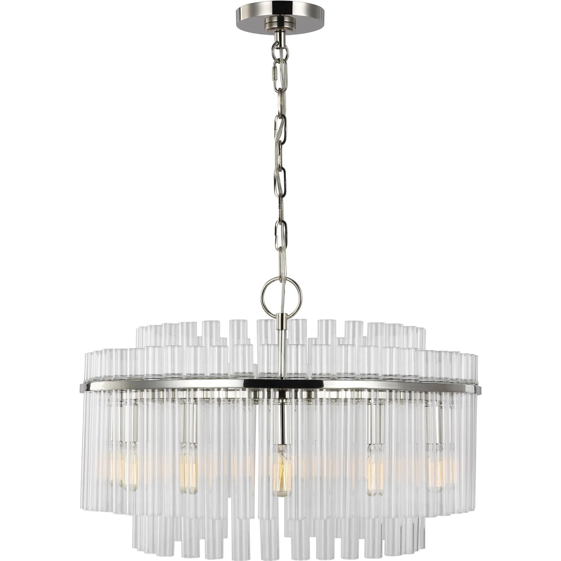 Beckett Medium Chandelier by Visual Comfort & Co.. Made from steel in a unique style.