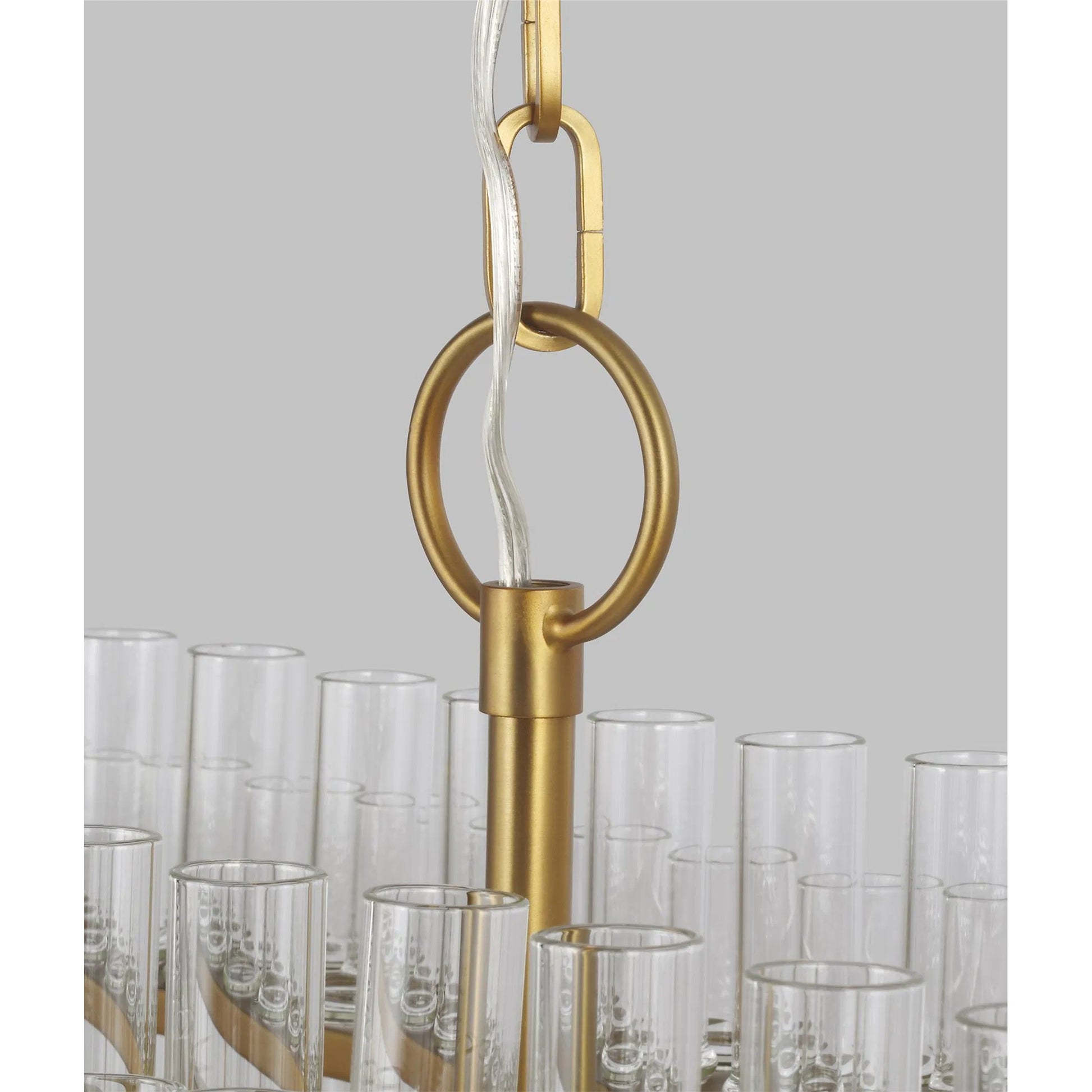 Beckett Linear Chandelier by Visual Comfort & Co.. Made from steel in a unique style.