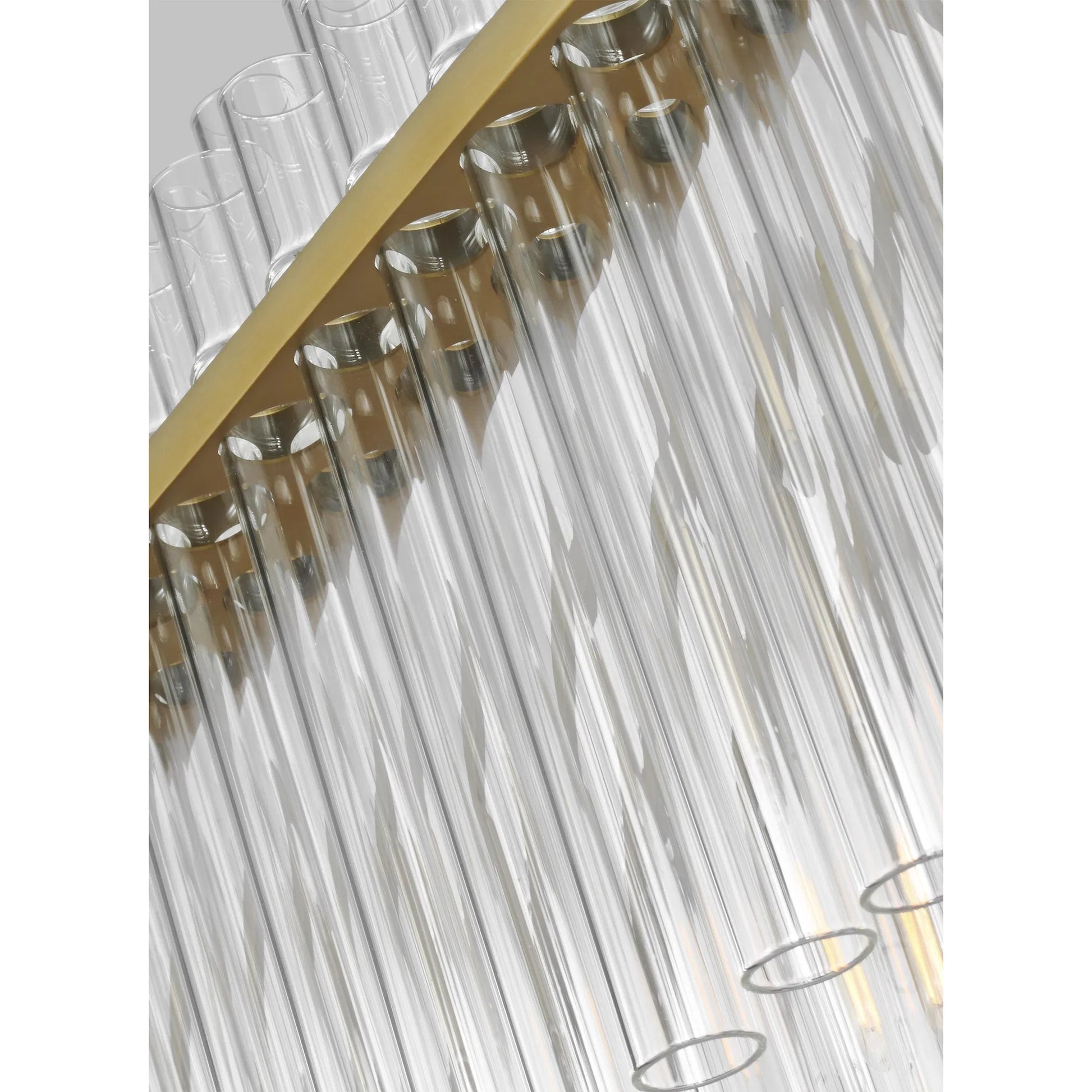 Beckett Linear Chandelier by Visual Comfort & Co.. Made from steel in a unique style.