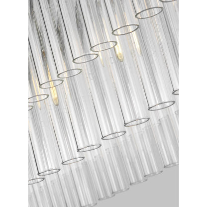 Beckett Linear Chandelier by Visual Comfort & Co.. Made from steel in a unique style.