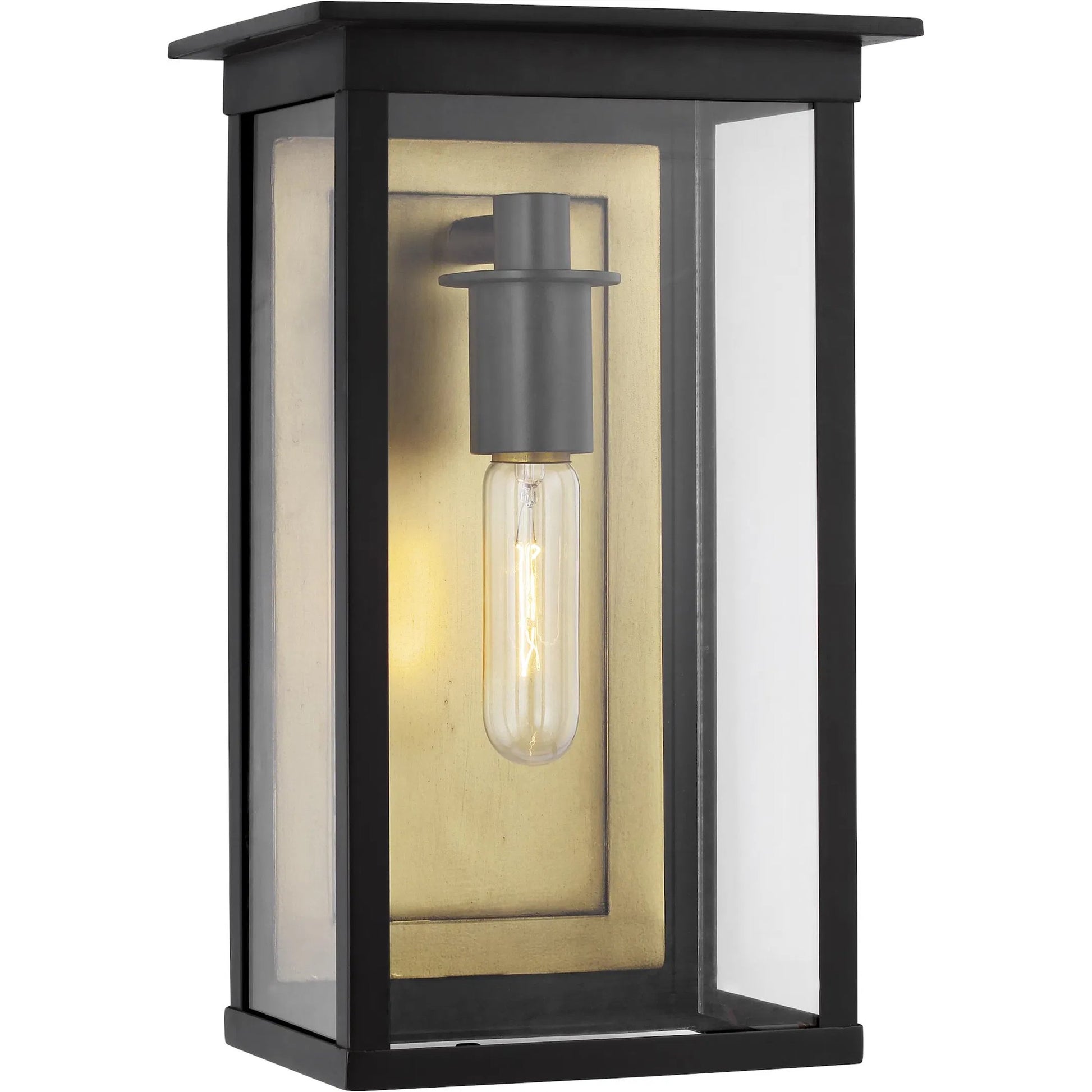 Freeport Medium Outdoor Wall Lantern by Visual Comfort & Co. in heritage copper. Made from stainless steel in a unique style.
