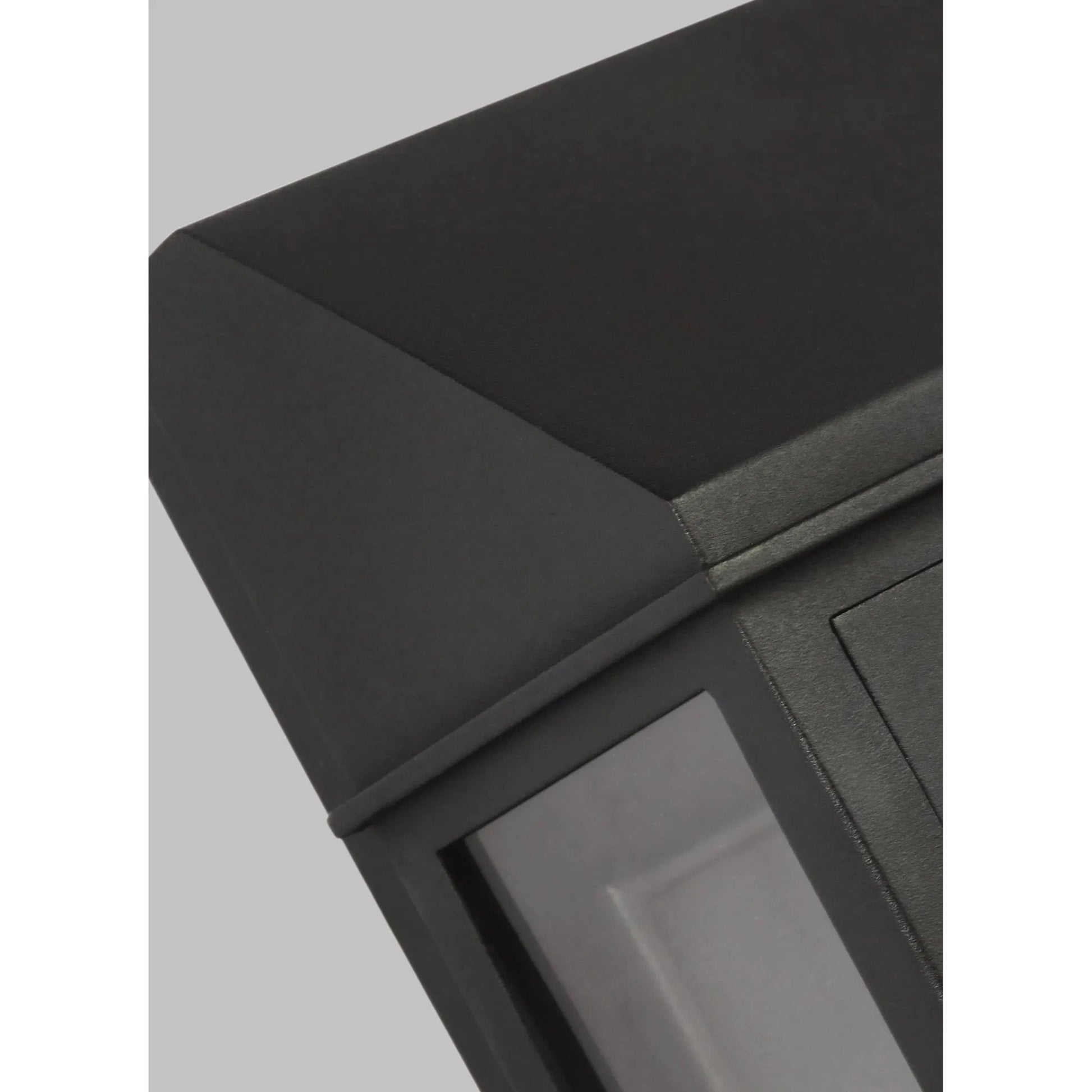 Hingham Medium Outdoor Wall Lantern by Visual Comfort & Co. in textured black. Made from stonestrong in a unique style.