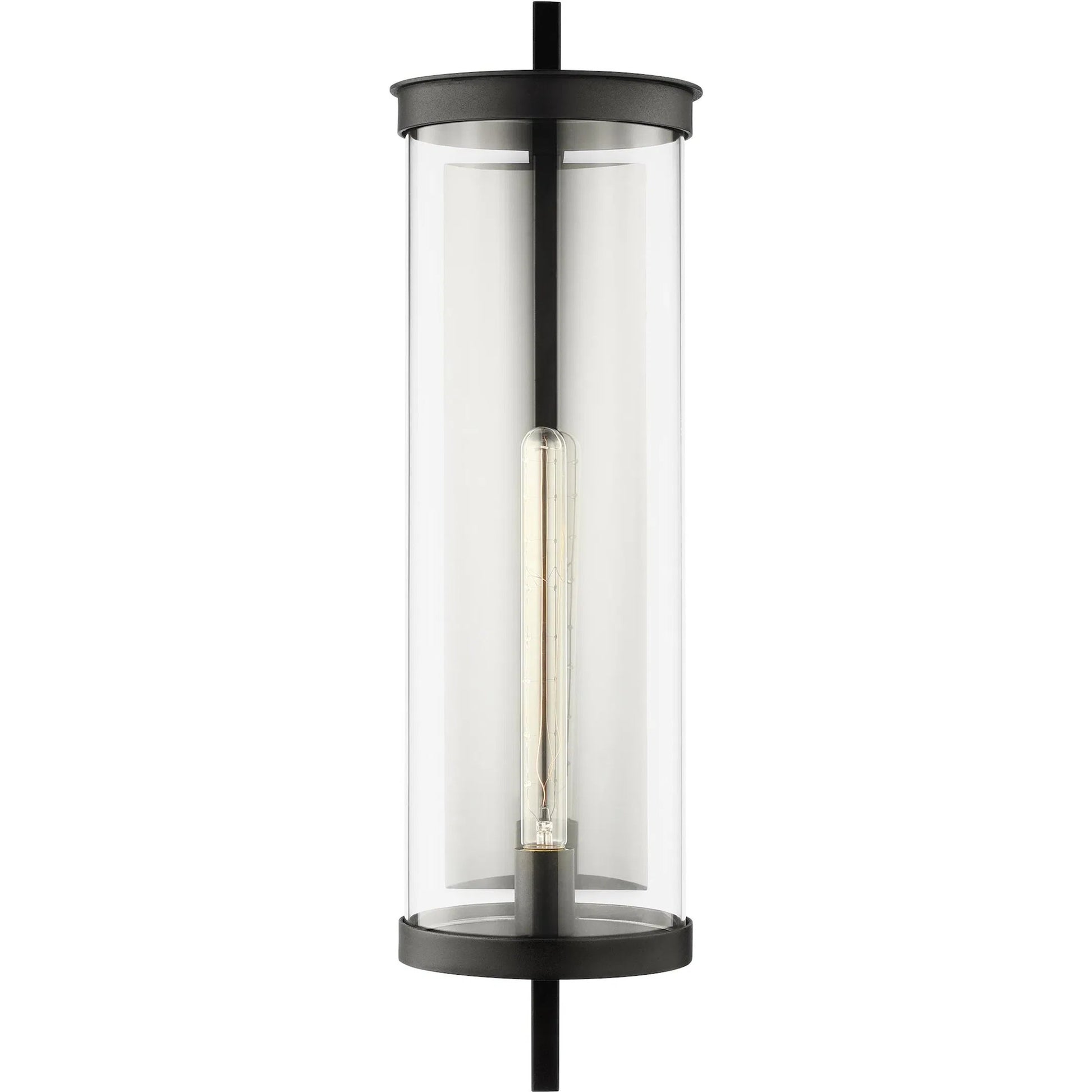 Eastham Extra Large Wall Lantern by Visual Comfort & Co. in textured black. Made from stonestrong in a unique style.