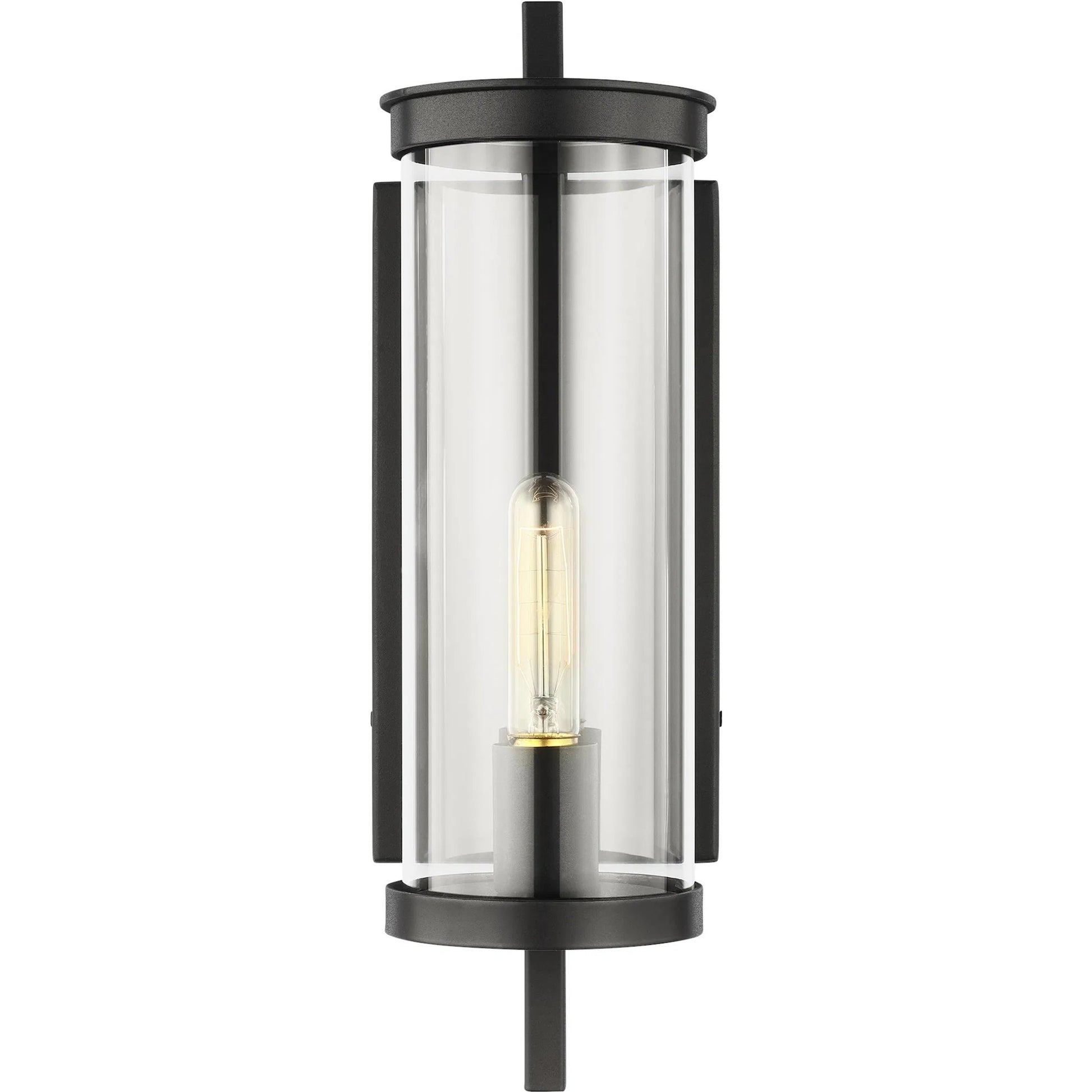 Eastham Small Wall Lantern by Visual Comfort & Co. in textured black. Made from stonestrong in a unique style.