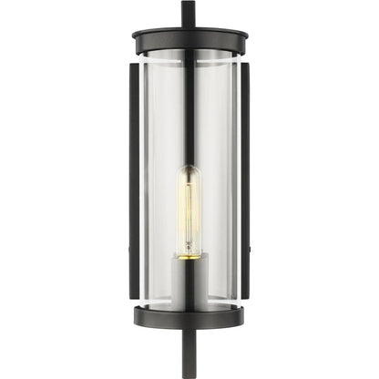 Eastham Small Wall Lantern by Visual Comfort & Co. in textured black. Made from stonestrong in a unique style.
