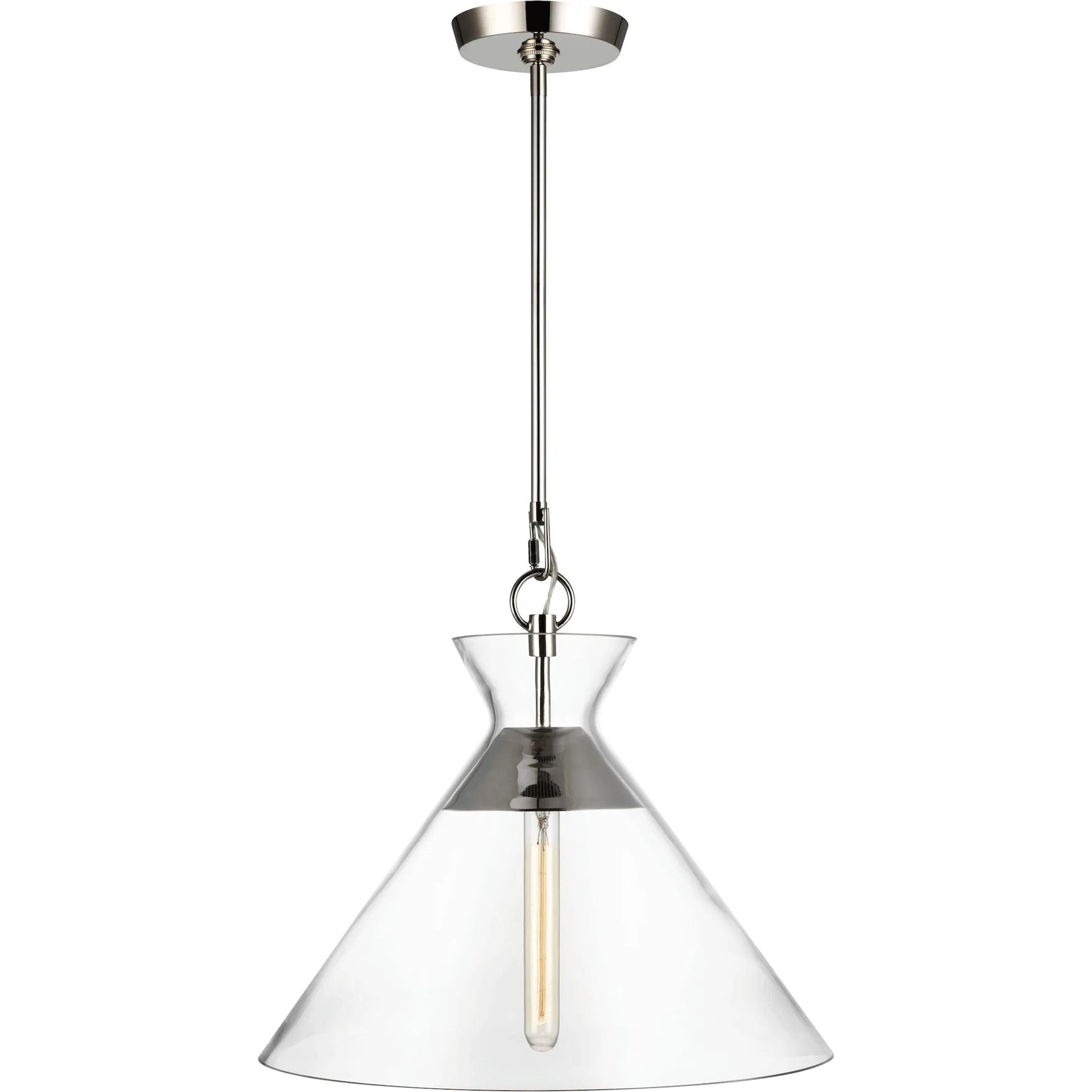 Atlantic Wide Pendant by Visual Comfort & Co.. Made from steel in a unique style.