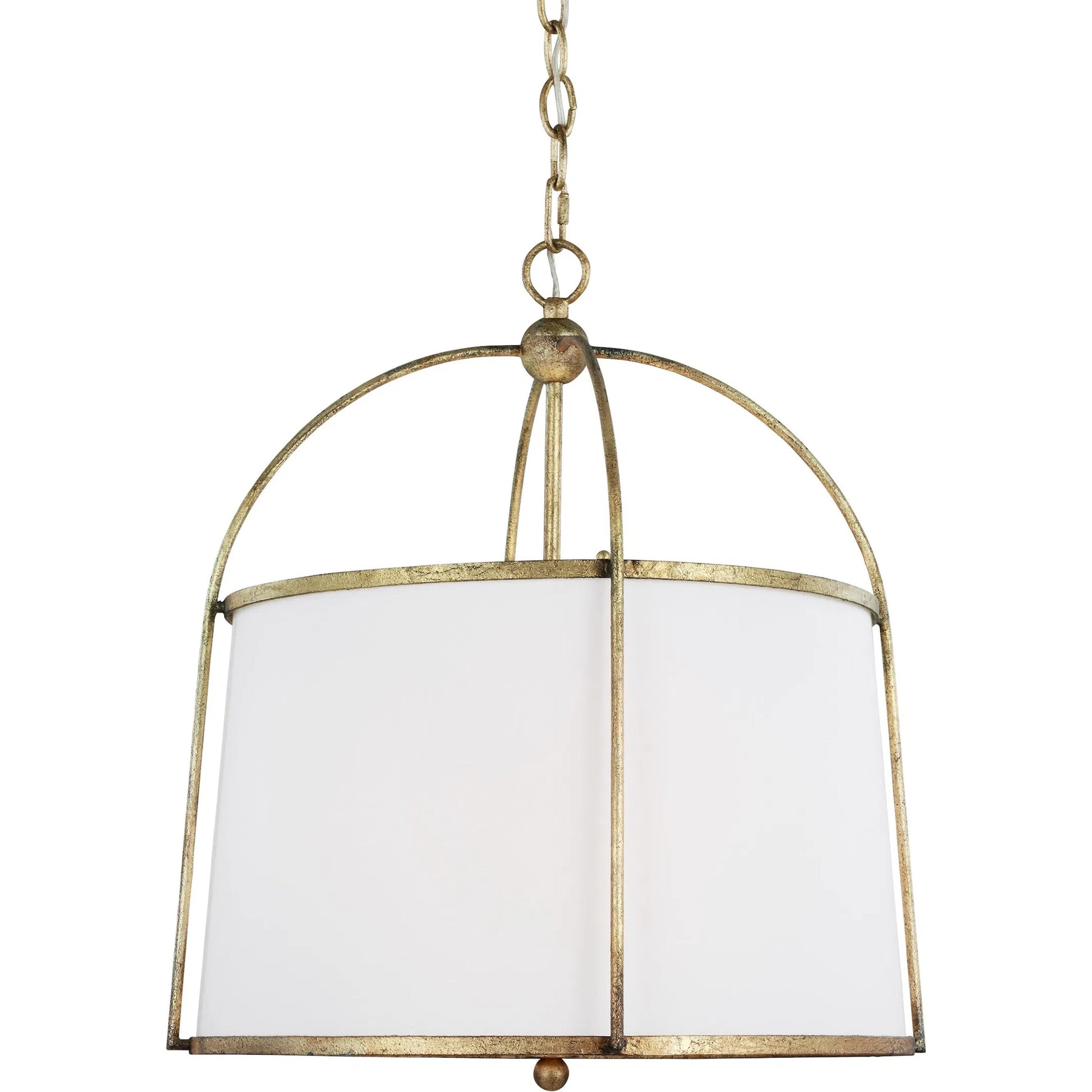 Stonington Hanging Shade by Visual Comfort & Co. in antique gild. Made from steel in a unique style.