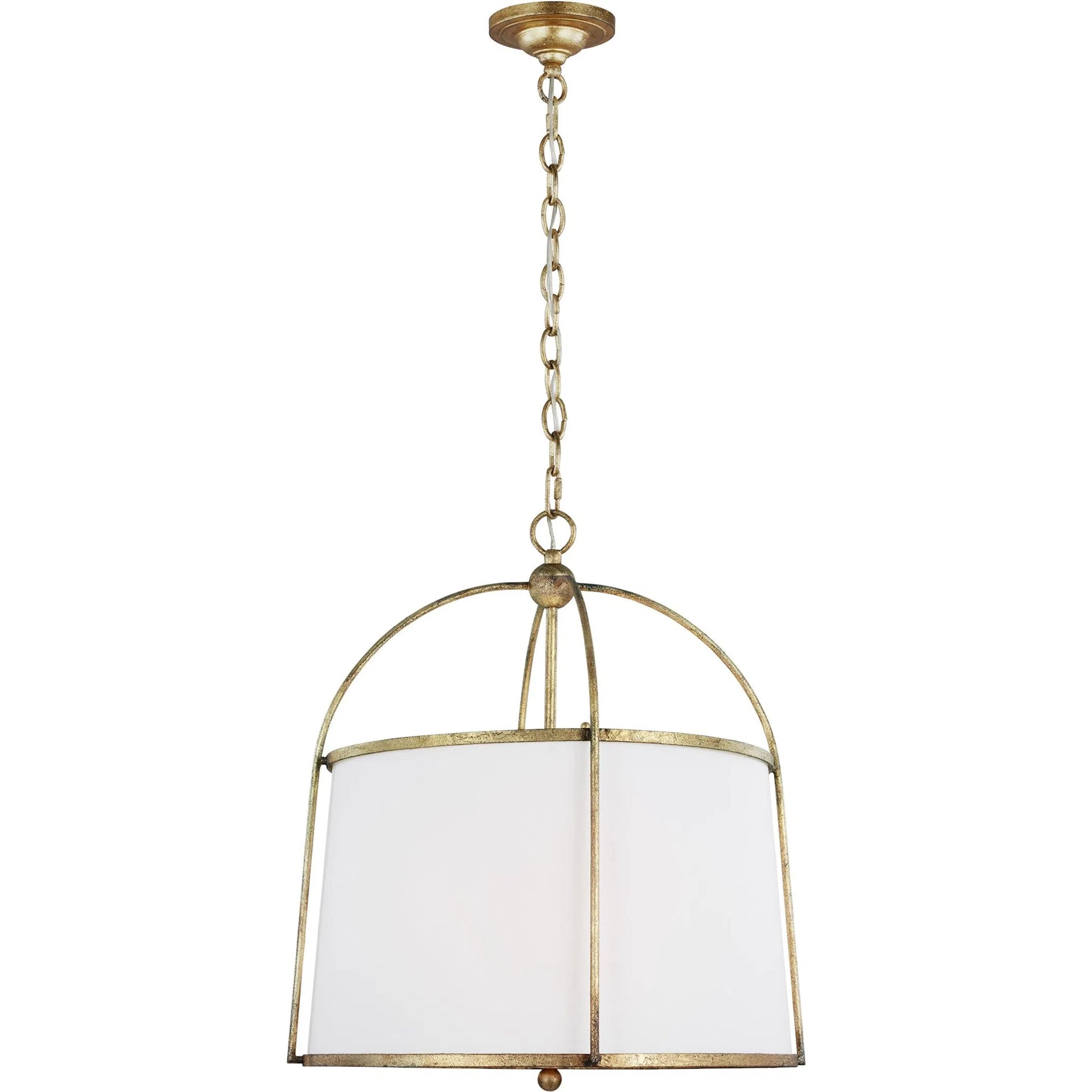 Stonington Hanging Shade by Visual Comfort & Co. in antique gild. Made from steel in a unique style.