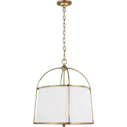 Stonington Hanging Shade by Visual Comfort & Co. in antique gild. Made from steel in a unique style.