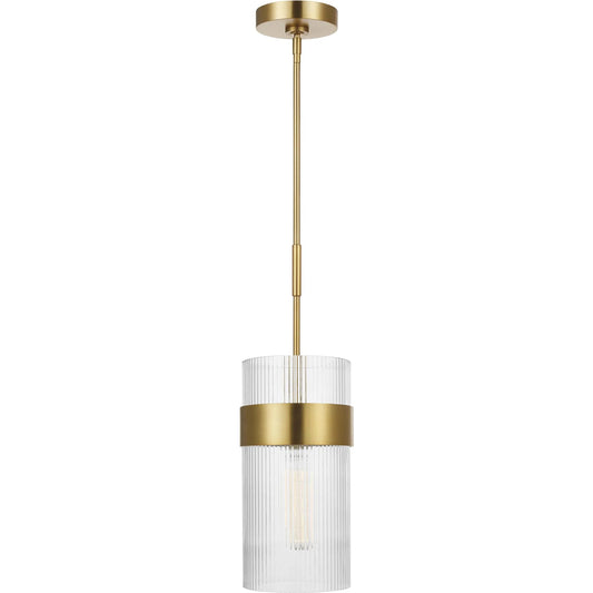 Geneva Large Pendant by Visual Comfort & Co.. Made from steel in a modern style.