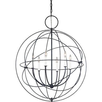 Bayberry Large Pendant by Visual Comfort & Co. in weathered galvanized. Made from steel in a unique style.