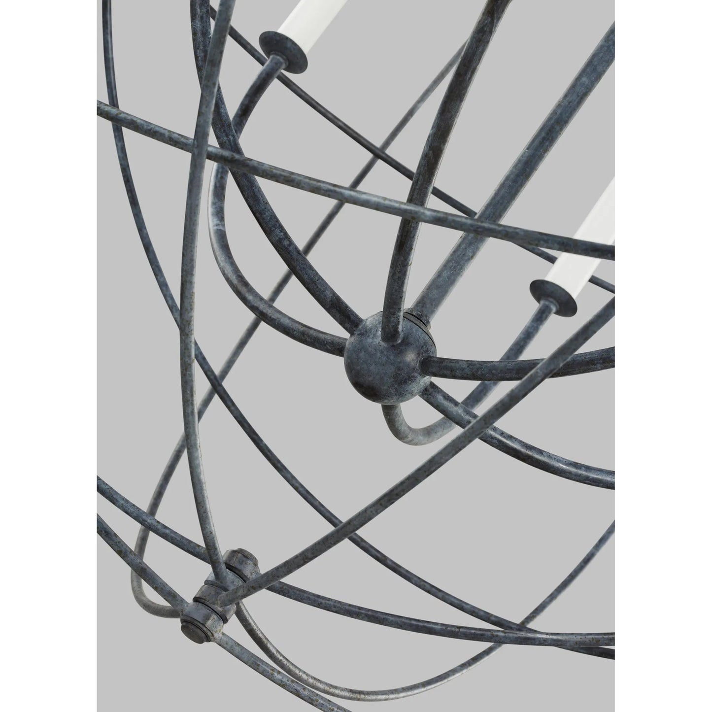 005 SI-2234188 | Unknown | Bayberry Large Pendant by Visual Comfort & Co. in weathered galvanized. Made from steel in a unique style.