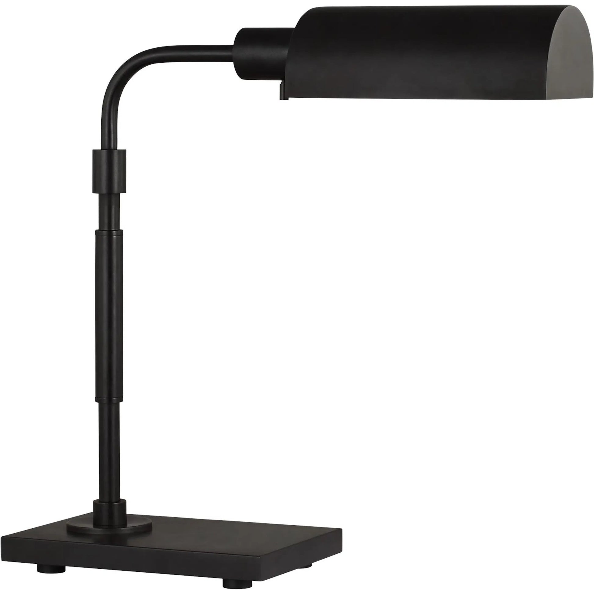 Kenyon Task Table Lamp by Visual Comfort & Co. in burnished brass. Made from steel in a unique style.