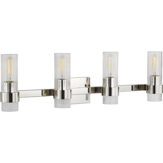 Geneva 4 - Light Vanity by Visual Comfort & Co.. Made from steel in a modern style.
