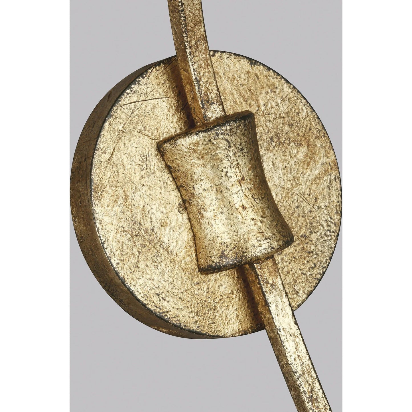 004 SI-2234325 | Closeup | Westerly Sconce by Visual Comfort & Co. in antique gild. Made from steel in a unique style.