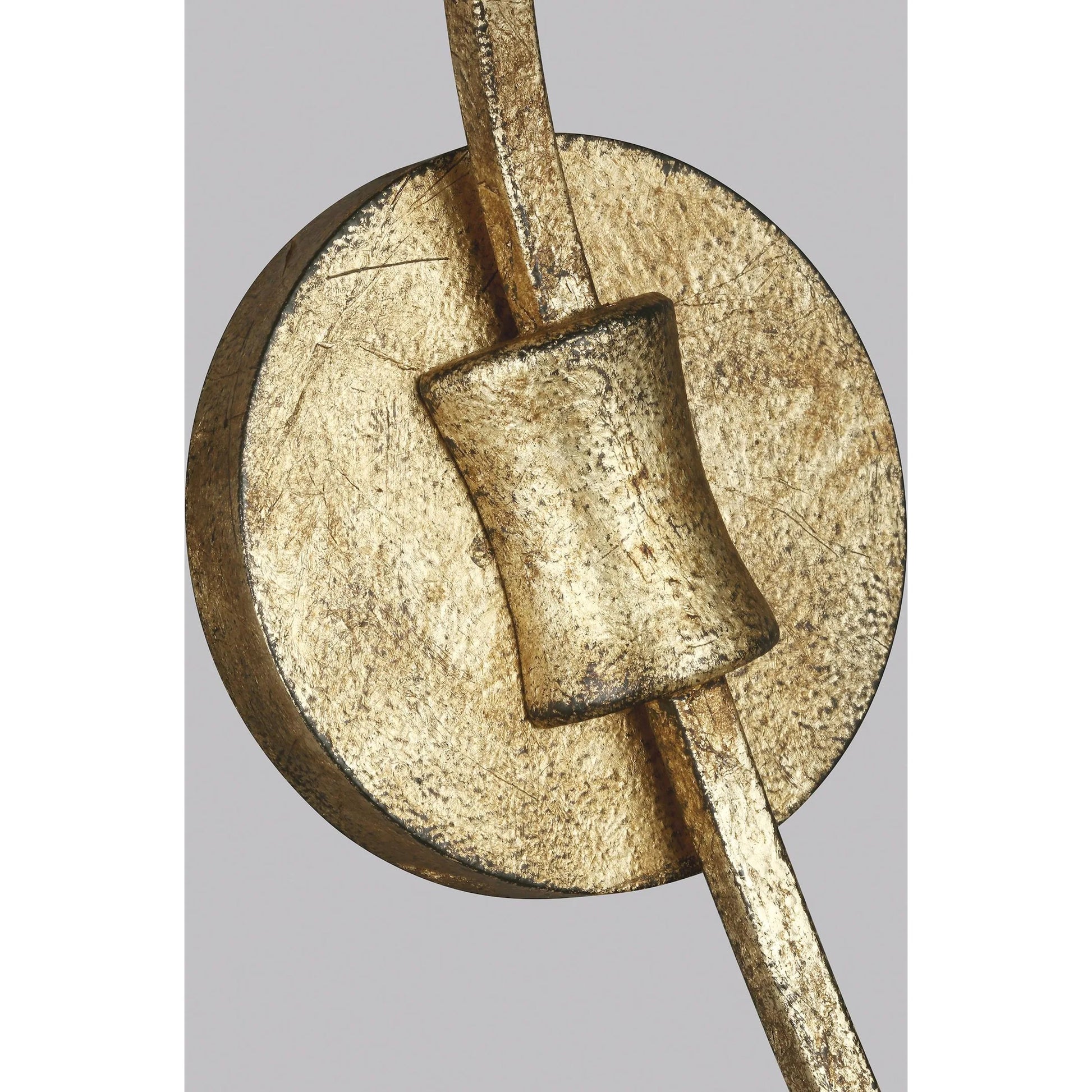 Westerly Sconce by Visual Comfort & Co. in antique gild. Made from steel in a unique style.