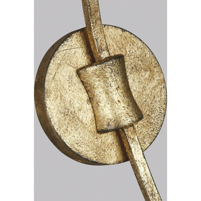 Westerly Sconce by Visual Comfort & Co. in antique gild. Made from steel in a unique style.