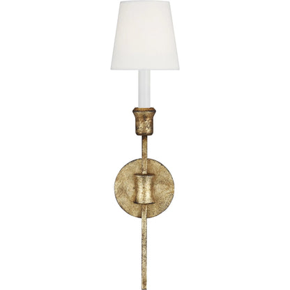 Westerly Sconce by Visual Comfort & Co. in antique gild. Made from steel in a unique style.