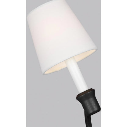 Westerly Sconce by Visual Comfort & Co. in antique gild. Made from steel in a unique style.