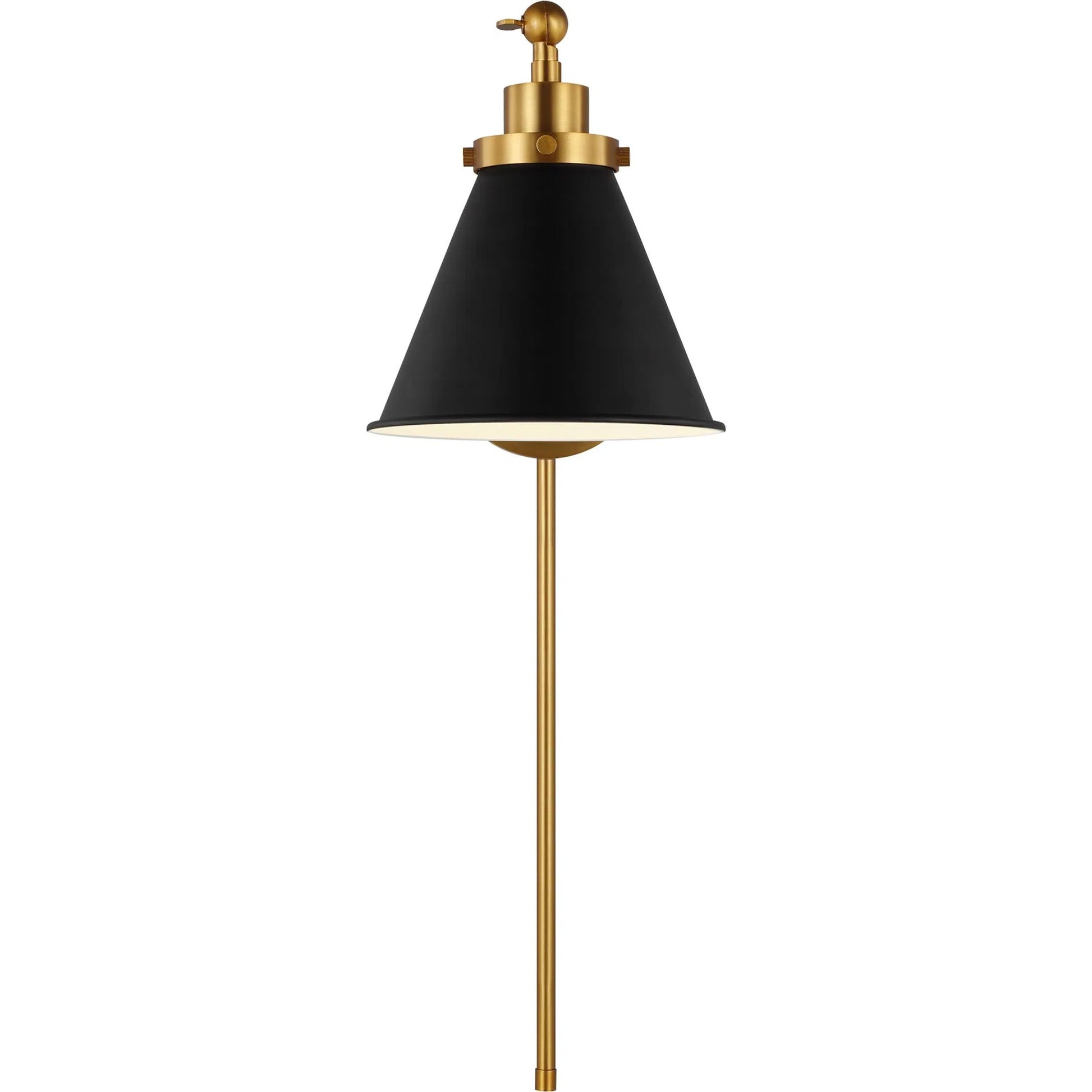Wellfleet Single Arm Cone Task Sconce by Visual Comfort & Co.. Made from steel in a unique style.