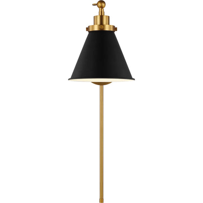 Wellfleet Single Arm Cone Task Sconce by Visual Comfort & Co.. Made from steel in a unique style.