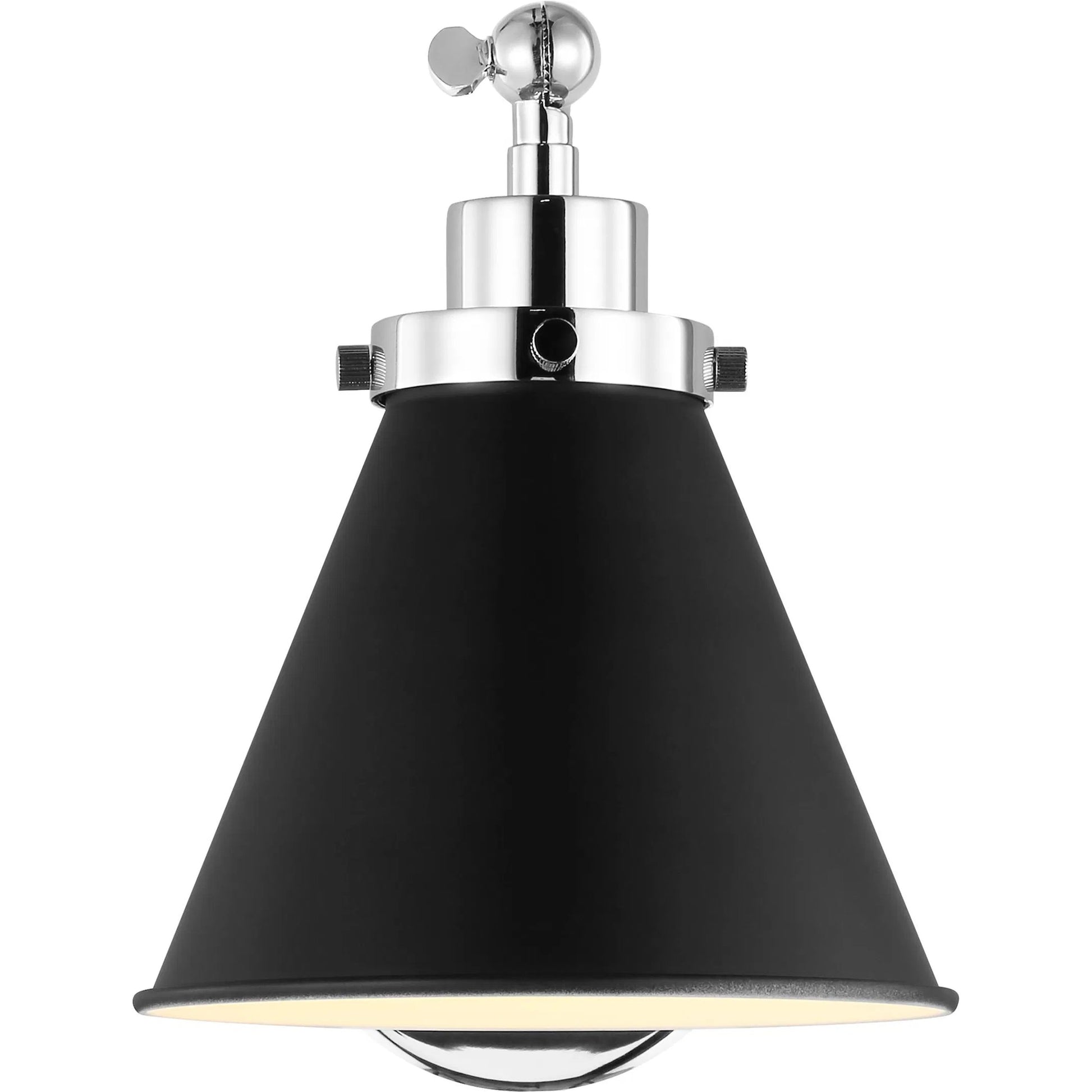 Wellfleet Single Arm Cone Task Sconce by Visual Comfort & Co.. Made from steel in a unique style.