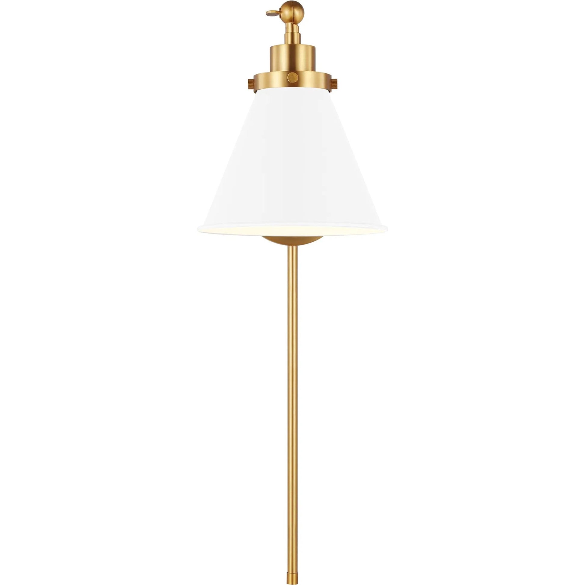 Wellfleet Single Arm Cone Task Sconce by Visual Comfort & Co.. Made from steel in a unique style.