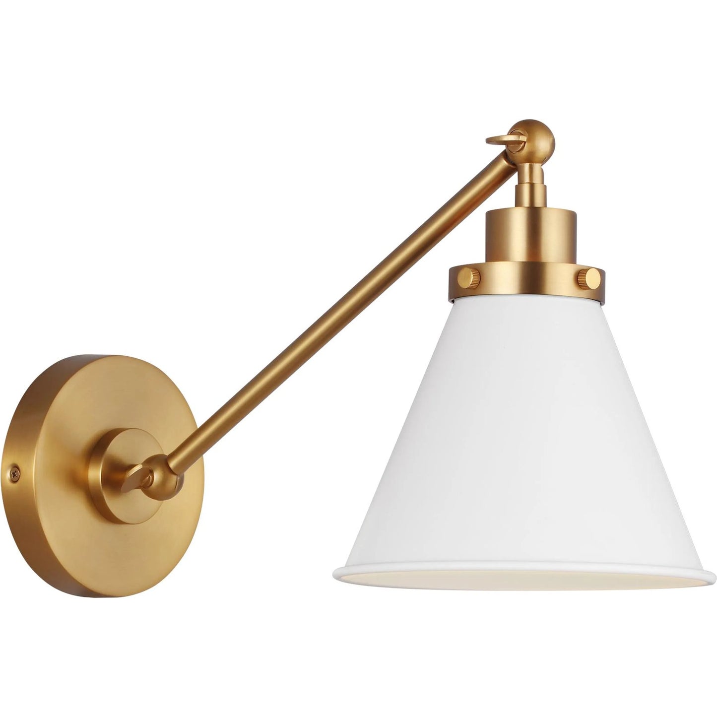 021 SI-2234347 | Additional Silo | Wellfleet Single Arm Cone Task Sconce by Visual Comfort & Co.. Made from steel in a unique style.