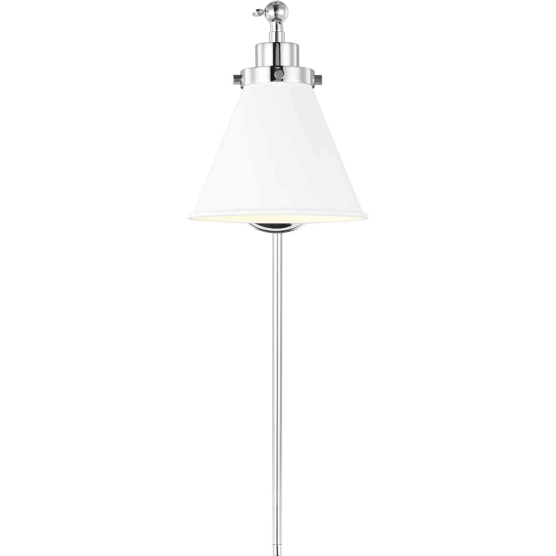 Wellfleet Single Arm Cone Task Sconce by Visual Comfort & Co.. Made from steel in a unique style.