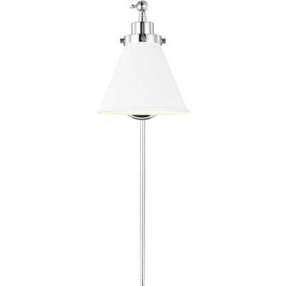 Wellfleet Single Arm Cone Task Sconce by Visual Comfort & Co.. Made from steel in a unique style.