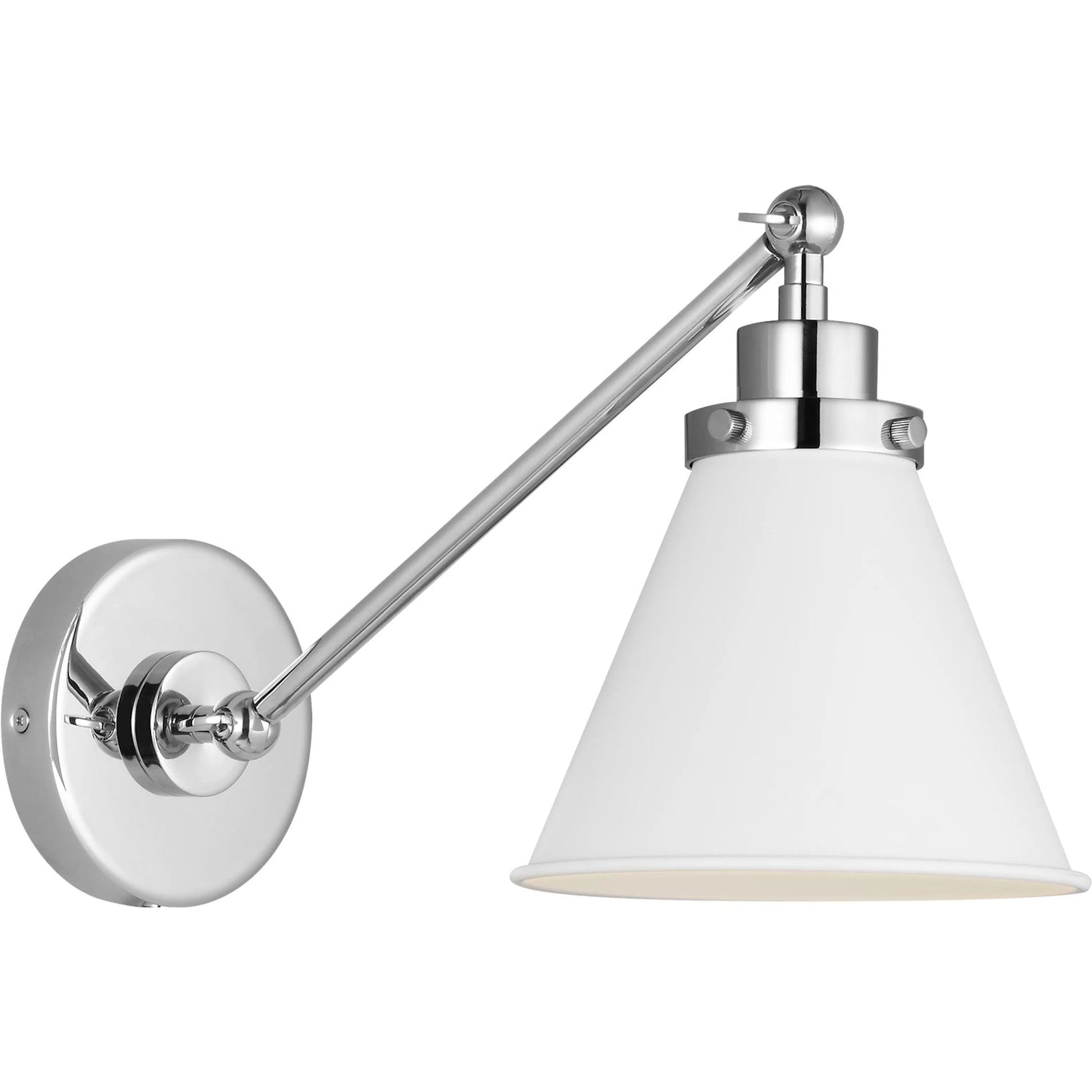 Wellfleet Single Arm Cone Task Sconce by Visual Comfort & Co.. Made from steel in a unique style.
