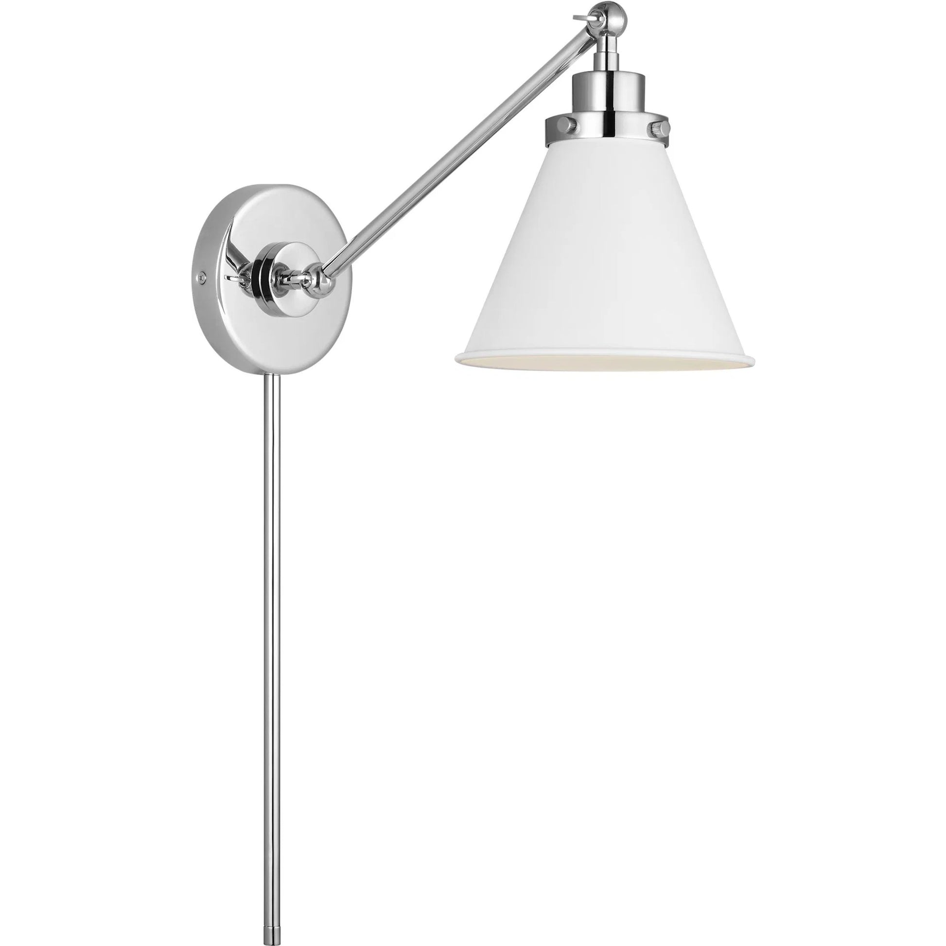 Wellfleet Single Arm Cone Task Sconce by Visual Comfort & Co.. Made from steel in a unique style.