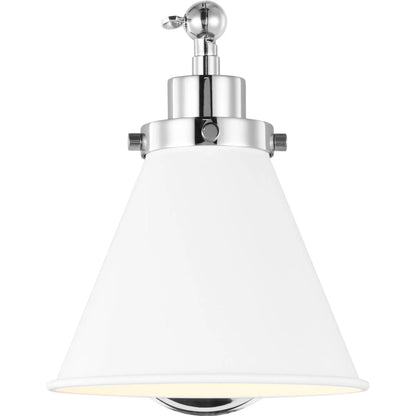 Wellfleet Single Arm Cone Task Sconce by Visual Comfort & Co.. Made from steel in a unique style.