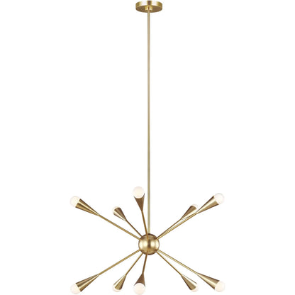 Jax Medium Chandelier by Visual Comfort & Co.. Made from steel in a modern style.