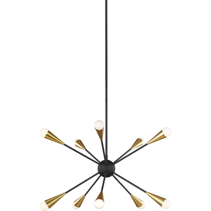 Jax Medium Chandelier by Visual Comfort & Co.. Made from steel in a modern style.