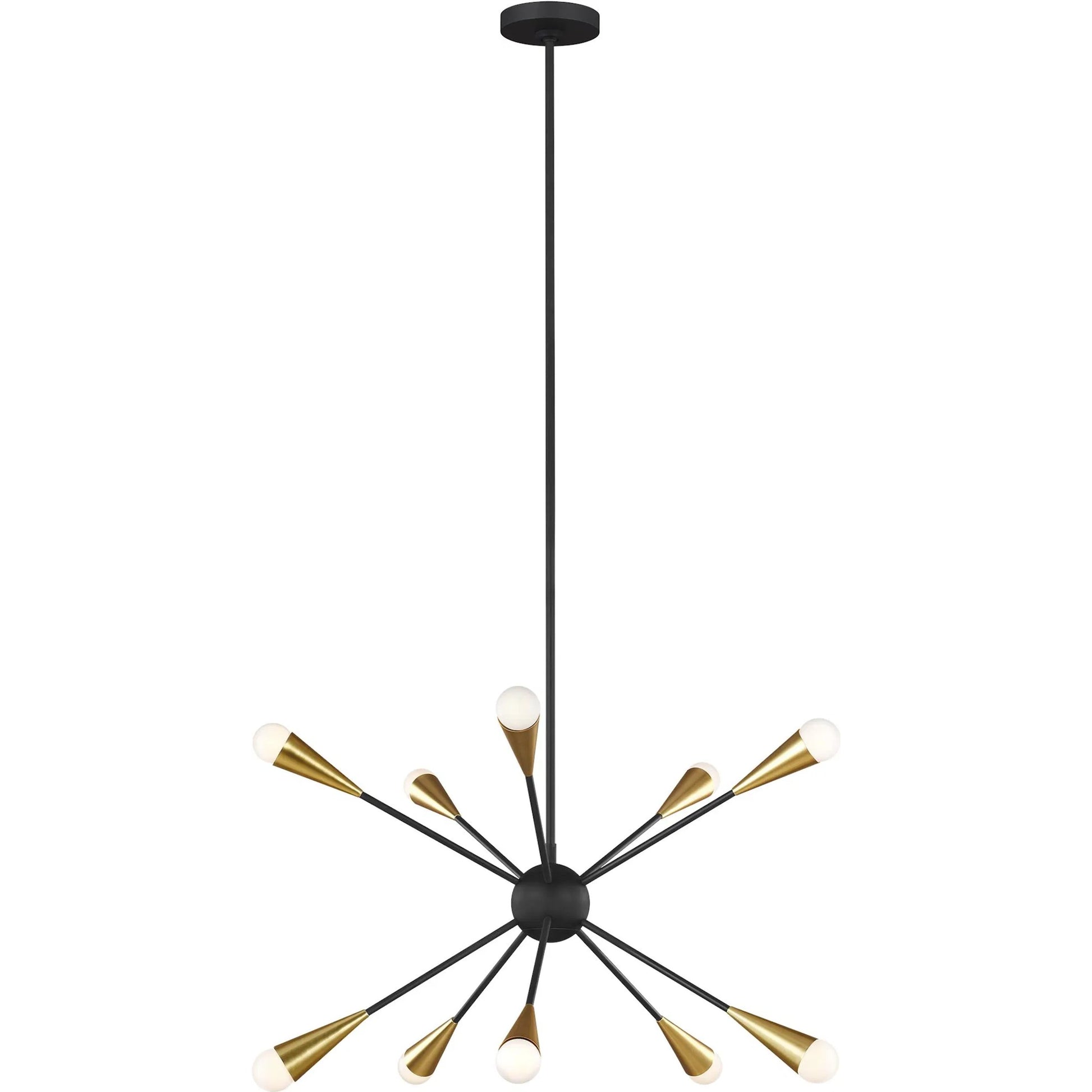 Jax Medium Chandelier by Visual Comfort & Co.. Made from steel in a modern style.