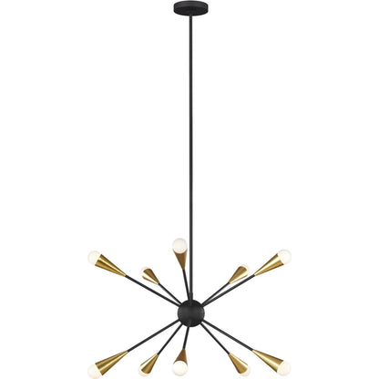 Jax Medium Chandelier by Visual Comfort & Co.. Made from steel in a modern style.